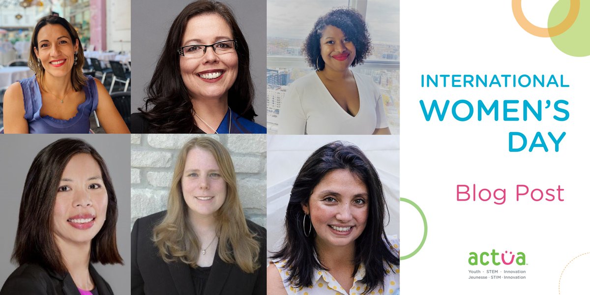Although women continue to be underrepresented in #STEM, their achievements and contributions in these fields are undeniable. Meet 6 women breaking down barriers and their advice to girls and young women on #IWD2021 👩‍👧 actua.ca/en/blog-women-…
#InternationalWomensDay  #IWD