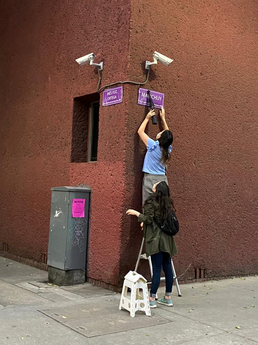 CuartodeGuerra's tweet photo. Las calles que han visto el horror de cada mujer víctima de la violencia, hoy llevan el nombre de las voces que intentaron apagar, y que valientemente las mujeres hoy, gritan con más fuerza.
#8M2021 https://t.co/g4Jo3H47Xd