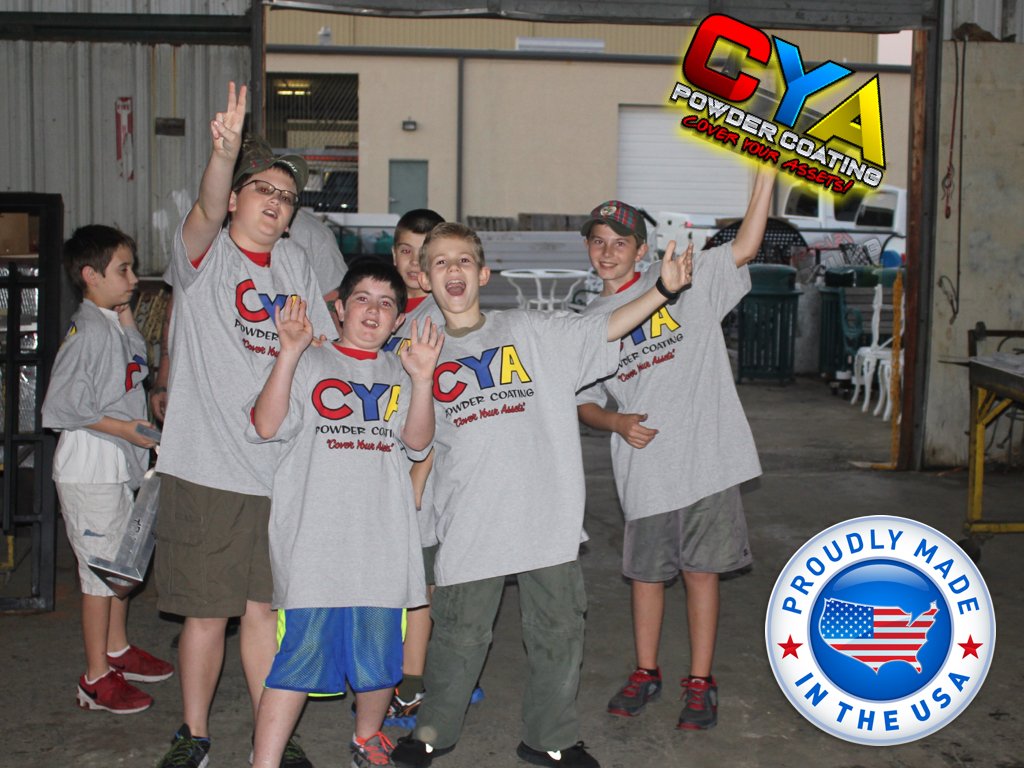 Remember what we do will effect the future. Take time to teach the youth. #EachoneTeachone #Powdercoating