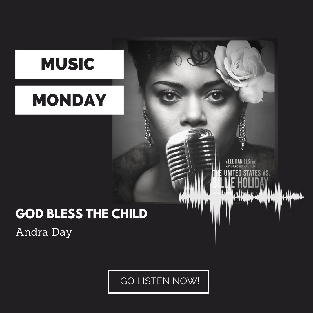 Andra Day  - God Bless The Child  

Ps. Have you seen The United States vs. Billie Holiday?! It's a must see... She did that!

#MusicMonday #AndraDay #GodBlesstheChild #BillieHoliday #StrangeFruit #MusicIsLife #Music&Film #Theatre #theArts #BlackandGifted