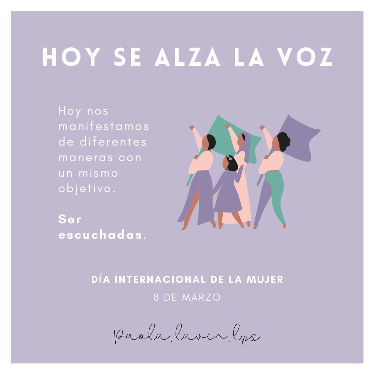 SoyNayelito's tweet photo. #8Marzo
#DiaInternacionalDeLaMujer 
💜💜💜💜💜💐💜💜💜💜💜 https://t.co/e2NQUYw9Ey