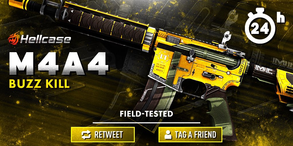 👇Tag The Best Friend &amp; Like
🚀 Follow us
🔥 Retweet this post
😎 The last winner was <a href="/Ramiroshi35/">Ramiroshi35</a> 

#hellcase #csgo #csgoskin #csgoskins #csgoskinsgiveaway #csgocases #csgocase #hellcasegiveaway #csgoskinsfree #csgoskinsgiveaway