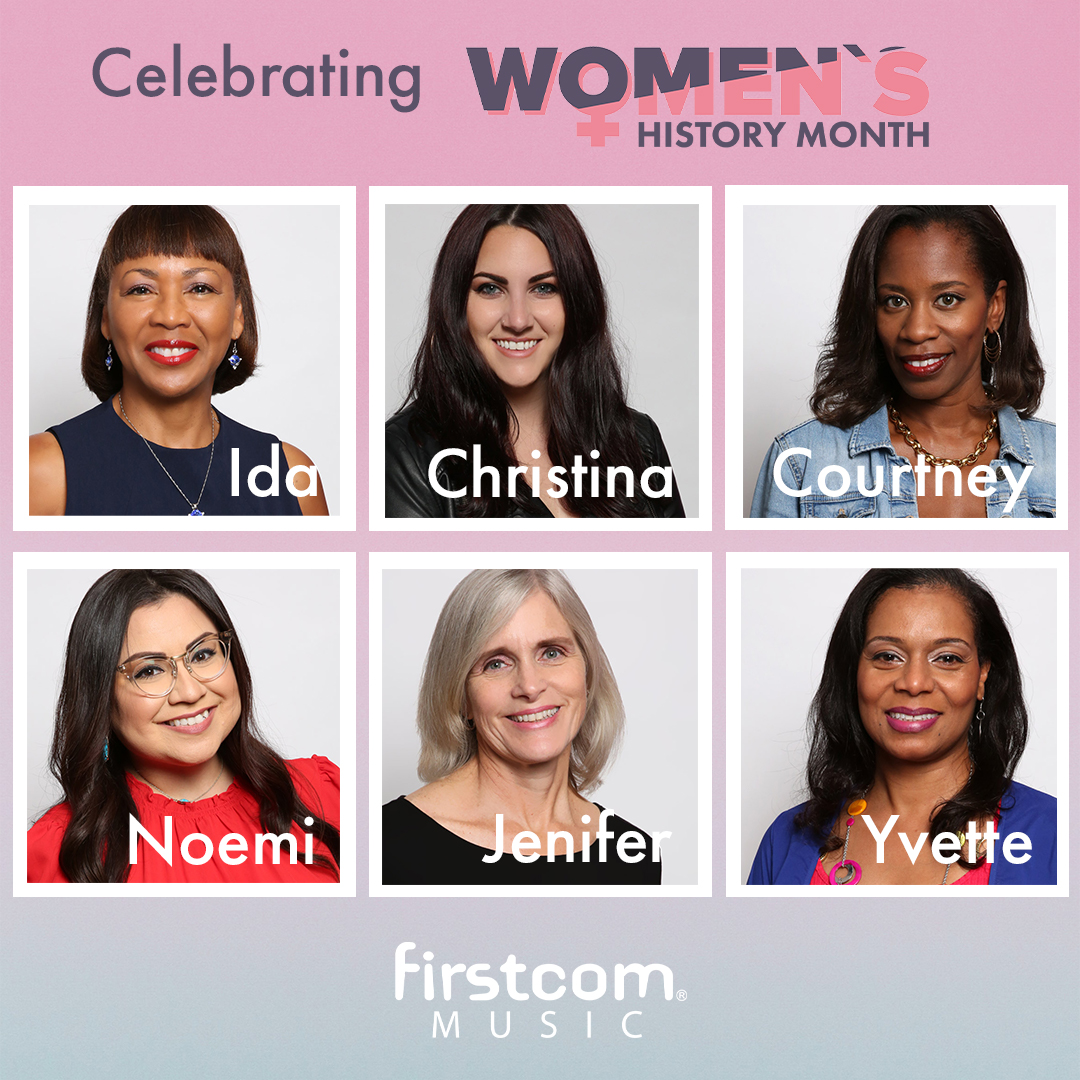FirstCom_Music's tweet photo. Happy #InternationalWomensDay to the women of FirstCom Music! "Where there is a woman, there is magic" - Ntozake Shange
#firstcomfam https://t.co/1Mx8a4hfSI