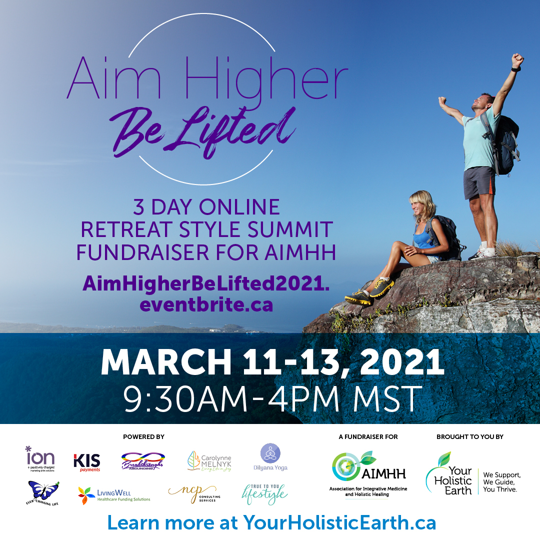 Join us this week!! Aim Higher Event link: eventbrite.ca/e/aim-higher-b… #AIMHH #HolisticHealth