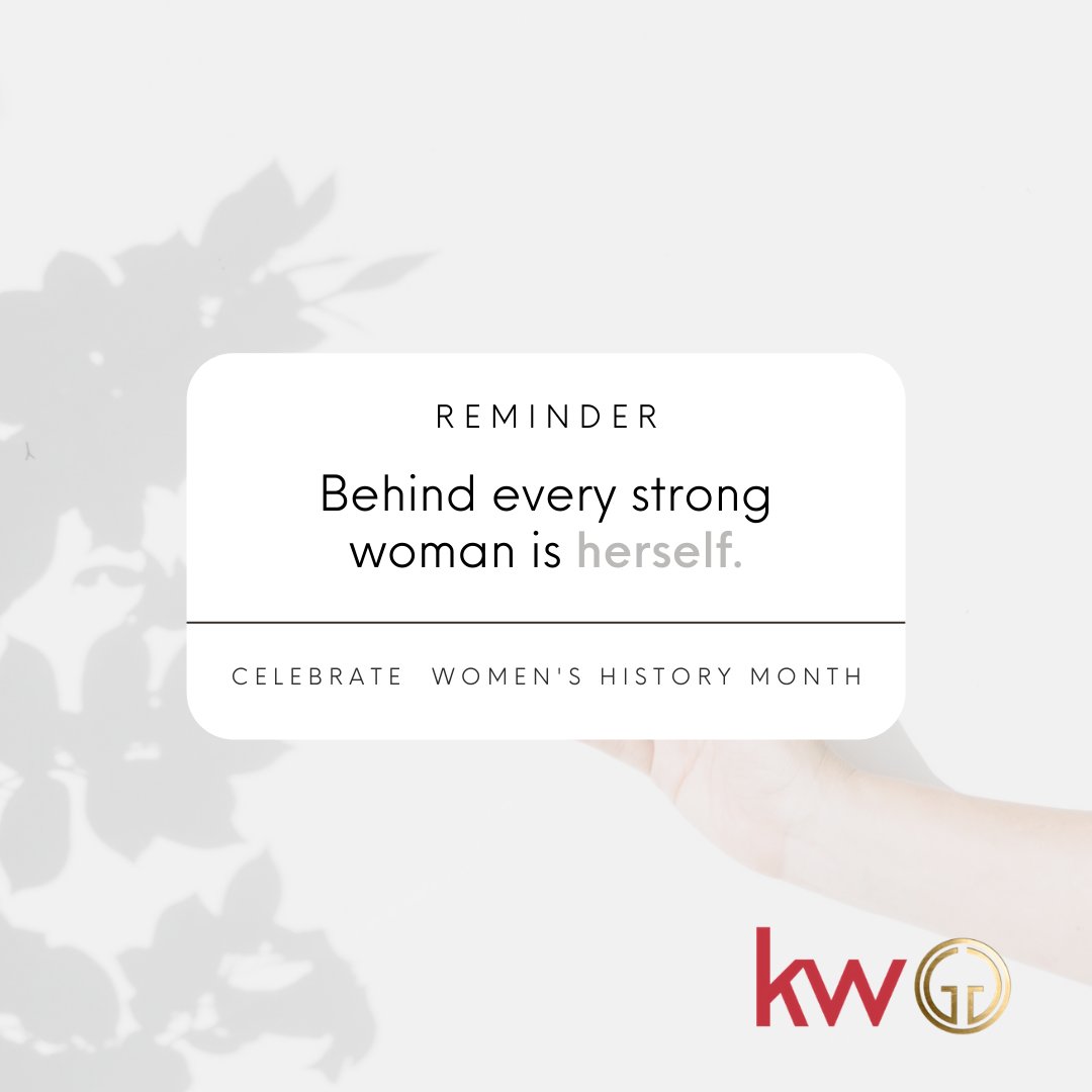 ChristinaGriff1's tweet photo. Can we get a “yes please!” for this quote? Let’s hear it for all the brave and strong women who have paved the way, as well as those who continue to do so! 💪 

🖥 - https://t.co/7WWJI5MfwS

📍Serving ALL of Mid FL!

#GriffinGroup #KW #WomensHistoryMonth #InternationalWomensDay https://t.co/ep4fCkvTdV