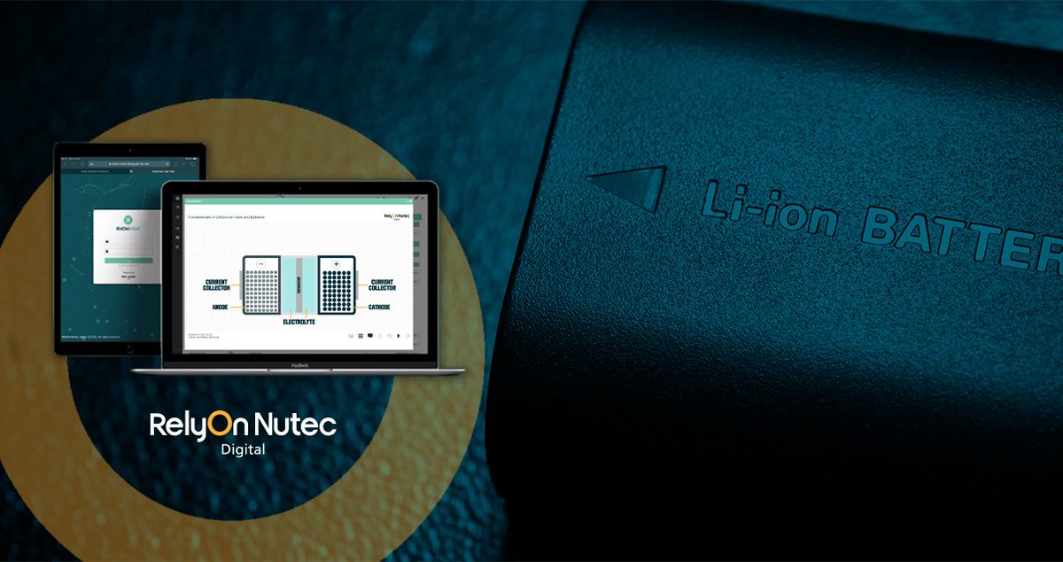 RelyOnNutec_Dig's tweet photo. **Introducing Fundamentals of Lithium-Ion Cells and Batteries**
This latest health and safety #elearning title covers the fundamentals of lithium and ion-cell batteries, with a focus on hazards and safe working practices.
Book this course online ➡ https://t.co/a1lXqwKZ2F https://t.co/9ngqK8zI6B