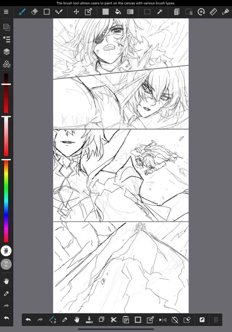 Man,am so tired. How the hell my friend draws comics so fast ww. Drew page 2 when having sudden insomnia last night due to various factors. Ok, I'm really beat today after returning to office, goodnight! 