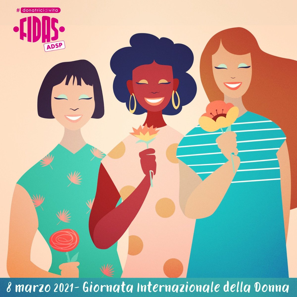 FidasAdsp's tweet photo. Incanto, lotta, dono.
Che oggi diventi tutti i giorni!
Auguri a tutte le donne!!!
#donatricidivita #8marzo #oggidono #8Marzo2021 #8M2021 #festadelladonna #InternationalWomensDay https://t.co/HZ1TEqay8j