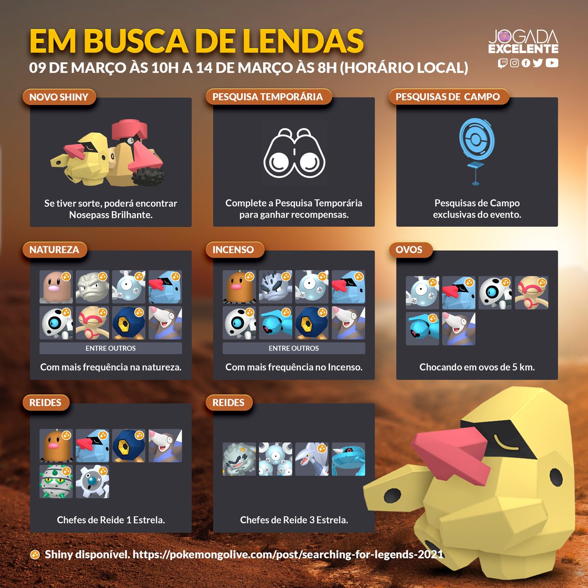 A Temporada das Lendas começa em breve! – Pokémon GO