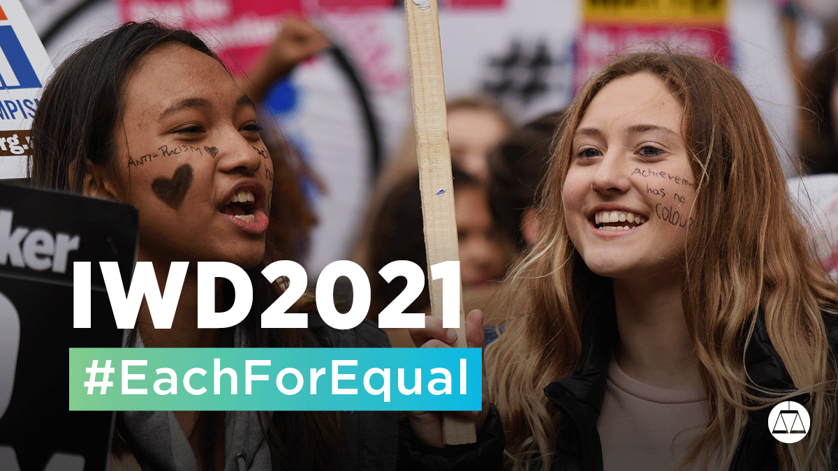 splcenter's tweet image. #OTD: As we celebrate #InternationalWomensDay today let us actively choose to challenge stereotypes, fight bias, broaden perceptions, improve situations and celebrate women's achievements today and every day.

#IWD2020 #EachforEqual