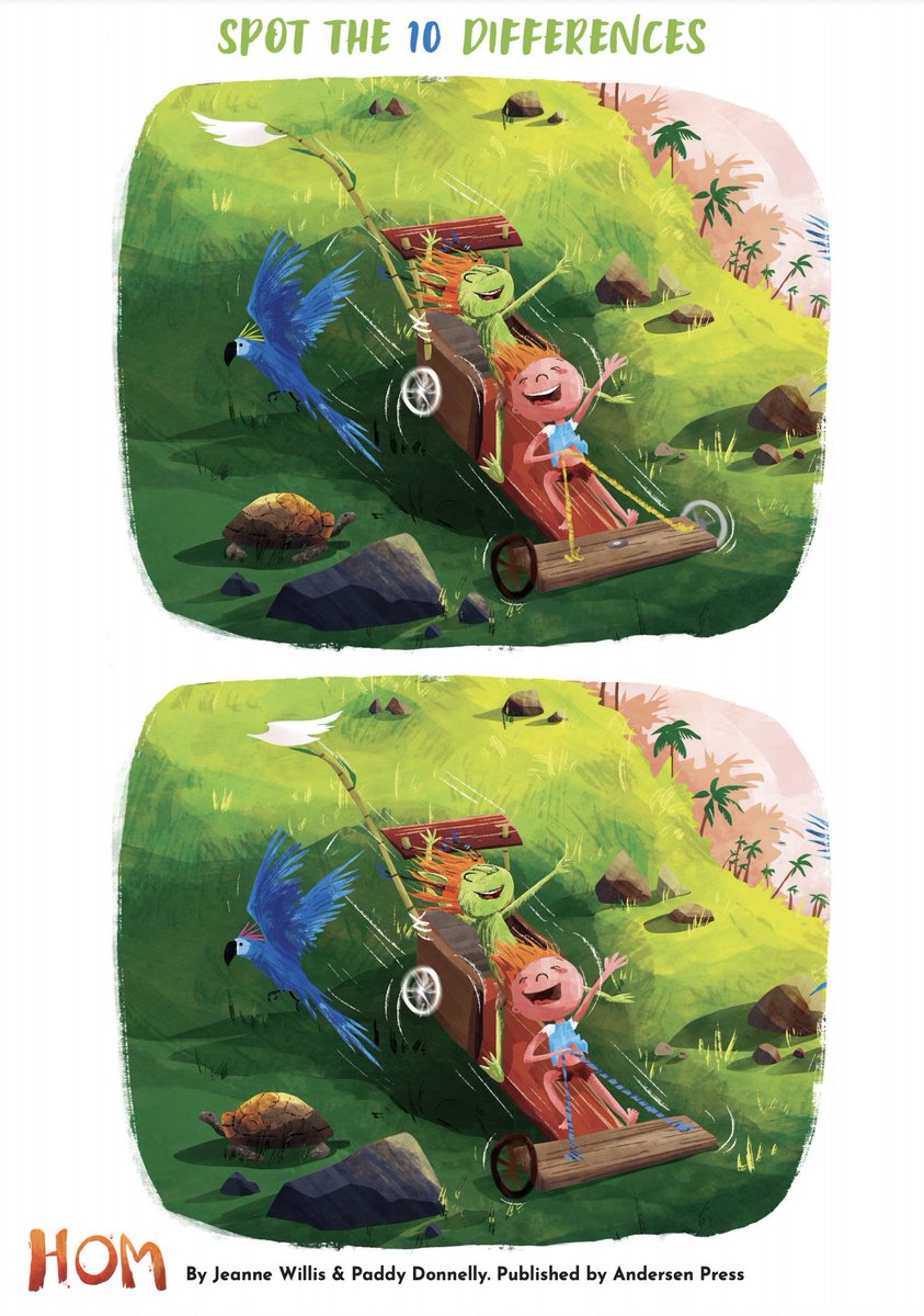 AndersenPress's tweet photo. Help Hom find the 10 differences in these two fantastic activities now available to download! #HomBook โฌ๏ธ
https://t.co/PffeTKpo6z
https://t.co/A3NJsGpECj https://t.co/pRMYN8G0oG