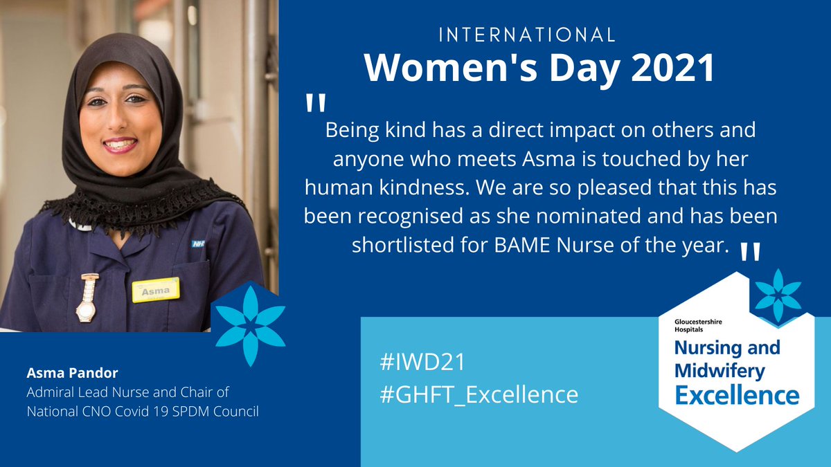 One of our top 10 inspirational women this #IWD21 recognising @Asma_PYA 
#GHFT_Excellence #GHFT_InspirationalWomen  
#EverydayCourage @sphams @13cjjw