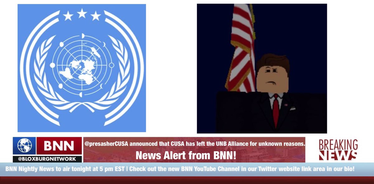 #NewsAlertonBNN: Just yesterday, @presasherCUSA has announced that his country, CUSA has left the United Nations Bloxburg due to unknown reasons.