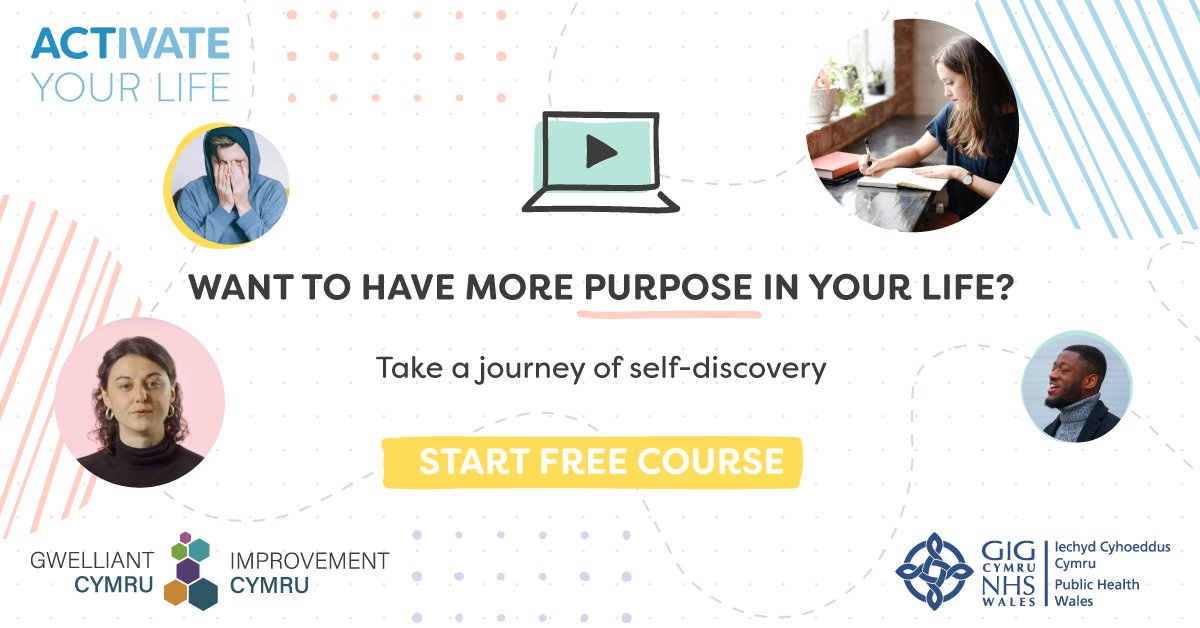 Had a lot to deal with recently? It’s been a hard time for many, why not try our free online course? It can help you find out what it important to you and teach you ways to cope phw.nhs.wales/services-and-t…