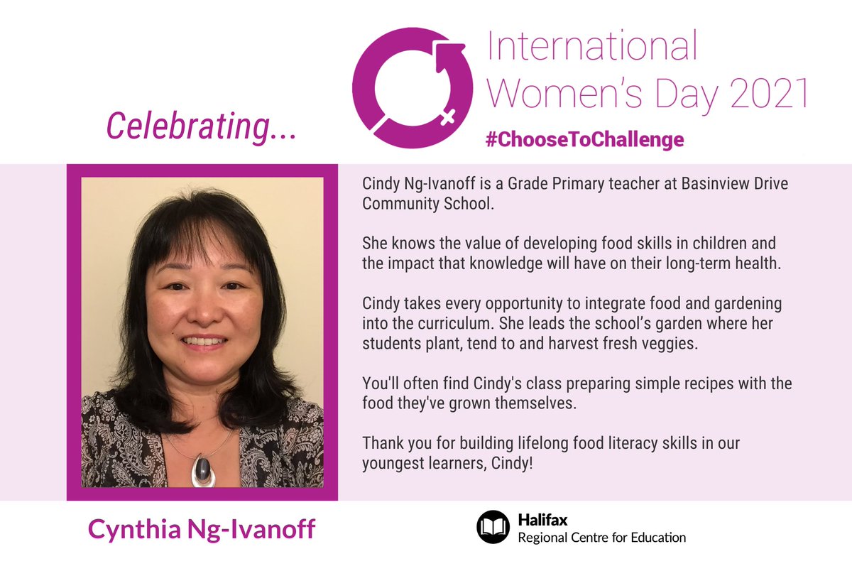 Celebrating... Cindy Ng-Ivanoff! 

Thanks, Cindy for all you do to support food literacy in children.

#InternationalWomensDay @basinviewdrive <a href="/PrimaryNg/">Primary Ng</a>