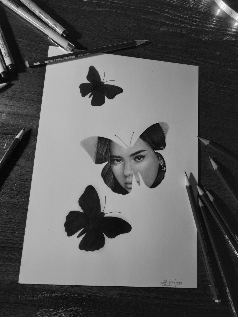 anedya_art's tweet photo. Drawing "BUTTERFLY"
#drawing #pencilart #RealistArt #dualipa https://t.co/t8GWmYaucZ