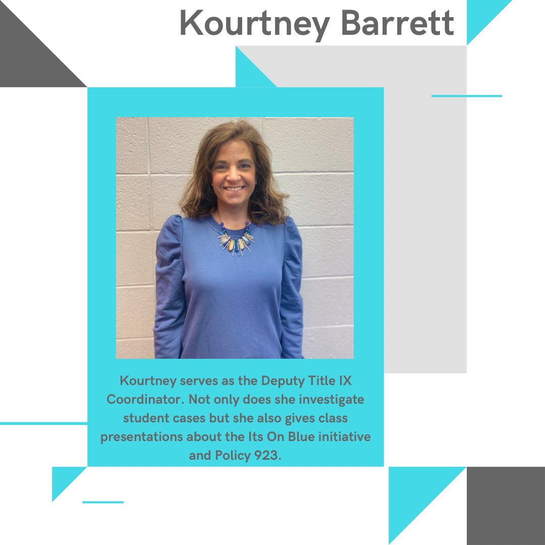 Get to Know Title IX; Kourtney Barrett, Deputy Title IX Coordinator. 

Check in tomorrow to see what Kourtney does in her role!