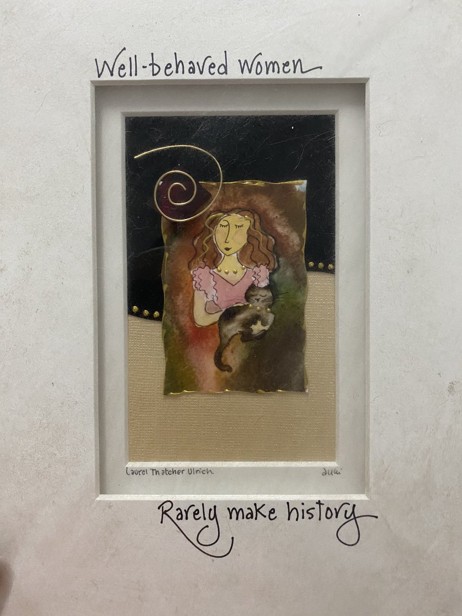 I think it’s safe to say not all of us are “well behaved” but we are damn historic. #internationalwomensday celebrate all women even the bad-behaved ones!