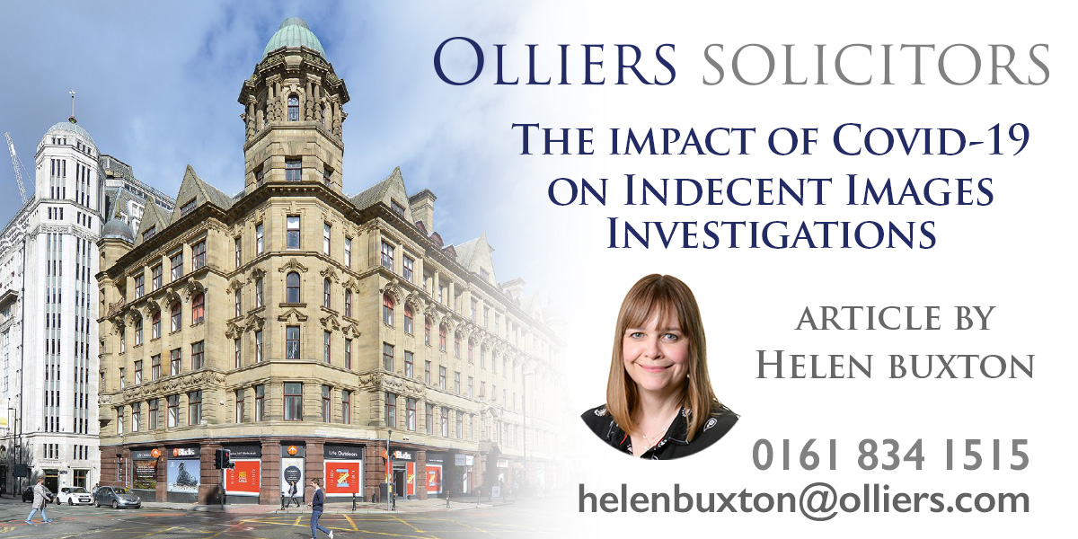 ollierssltd's tweet photo. The impact of Covid-19 on investigations into indecent image offences.

@buxton_helen examines the impact of lengthy delays in relation to analysis of electronic devices upon clients.

https://t.co/XiRodcfpuG https://t.co/IvIdUFTc1i