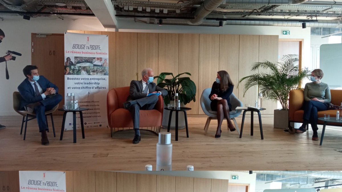 Aujourd'hui, 10 Boosteuses d'Ile de France et <a href="/marieeloyfdeb/">Marie Eloy</a> ont échangé avec le Ministre des PME @griset_alain à la maison @raiselab_paris  ! Retour en images sur cet après-midi ⬇️
#8mars2021 #journeedesdroitsdesfemmes #femmes  #entrepreneure