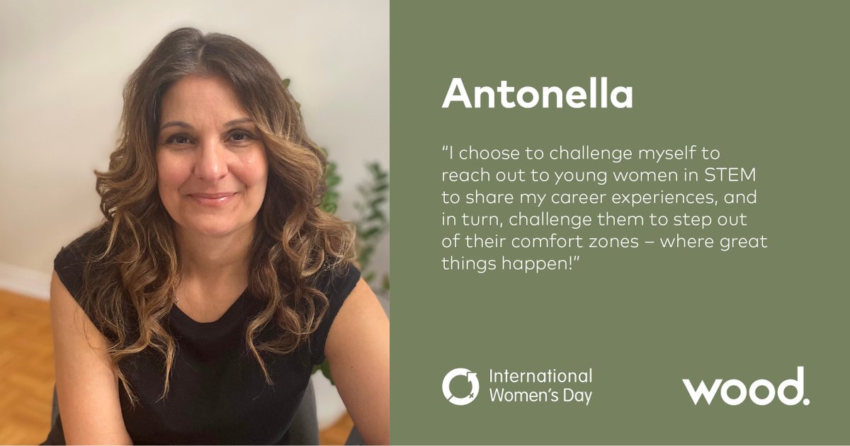 This #IWD2021 #TeamWood offer insights into how they #ChooseToChallenge in an effort to help create an inclusive world. Meet Antonella Tomaro, Strategy and Development Vice President, as she shares the importance of unlocking opportunities for the next generation.