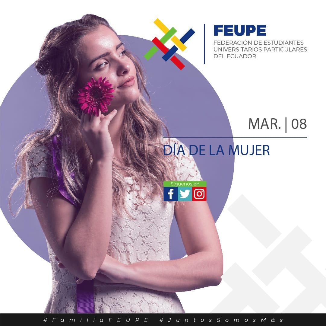 FEUPE_OFICIAL's tweet photo. 8M| 🇪🇨 Hoy No se celebra hoy se lucha, hoy se informa, hoy se recuerda a las que ya no están❣️💪🏼

 #JUNTASSomosFEUPE.
SÍGUENOS 👇🏻
📌Instagram:
https://t.co/ktY4JXfRlS
📌Twitter: https://t.co/zSTatuXwYC https://t.co/5ilqU3VNoc