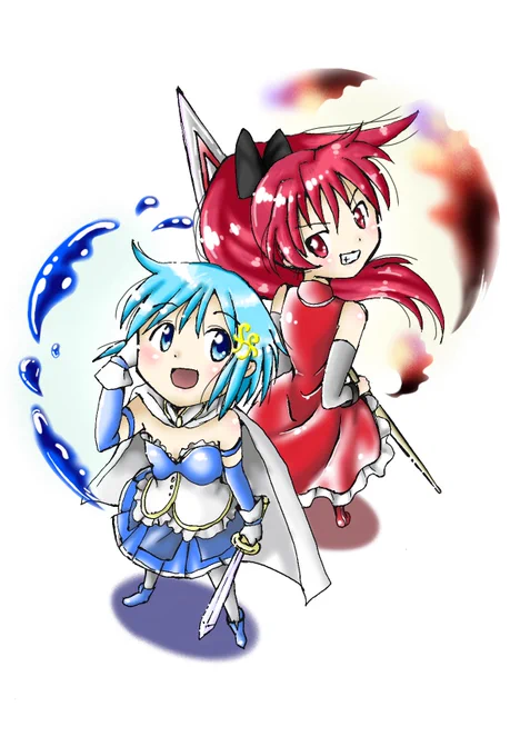 ←2017年11月(4時間)
 2021年3月(2時間)→
絵の描き始めってなんでこんなに難しいアングルを選ぶんだろう?
今でも難しいです?
さやかと佐倉の日だったのでこの絵の描き直ししてみた? 