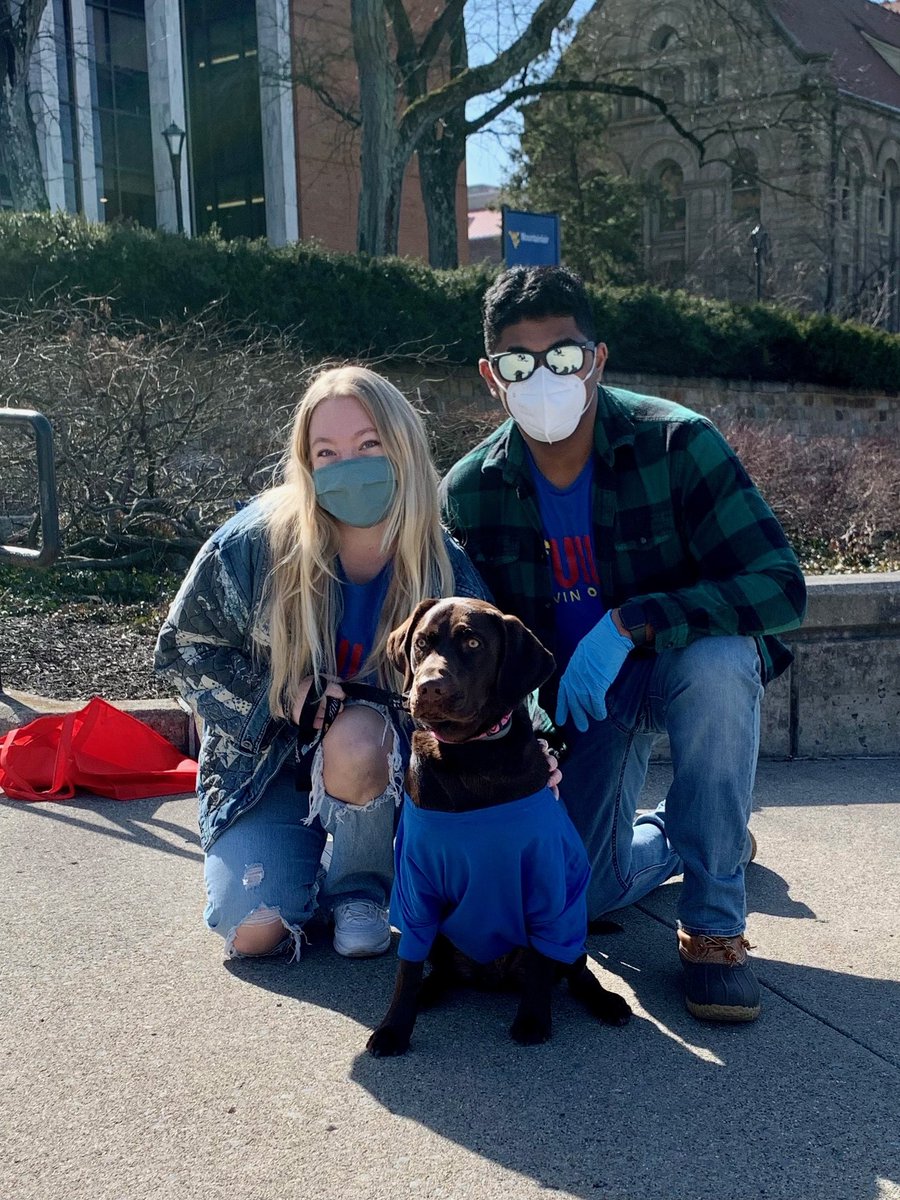 This is Sadie. It’s her first time helping with a campaign. Even has a shirt to prove it. Was wondering if you’d vote for Build in the election. You can help Sadie by voting tomorrow and Wednesday on WVUEngage. 13/10