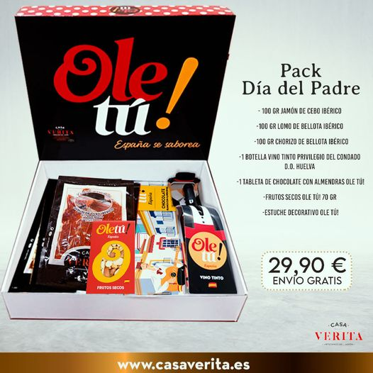 𝐏𝐀𝐂𝐊 𝐃𝐈𝐀 𝐃𝐄𝐋 𝐏𝐀𝐃𝐑𝐄 
¡Se acerca el 19 de marzo y con este regalo quedarás de maravilla! Sorprende a papá con este estuche repleto de productos de Casa Verita y Ole Tú Spain
 y llena de sabor ese día tan especial. 
👉bit.ly/diadelpadrever…