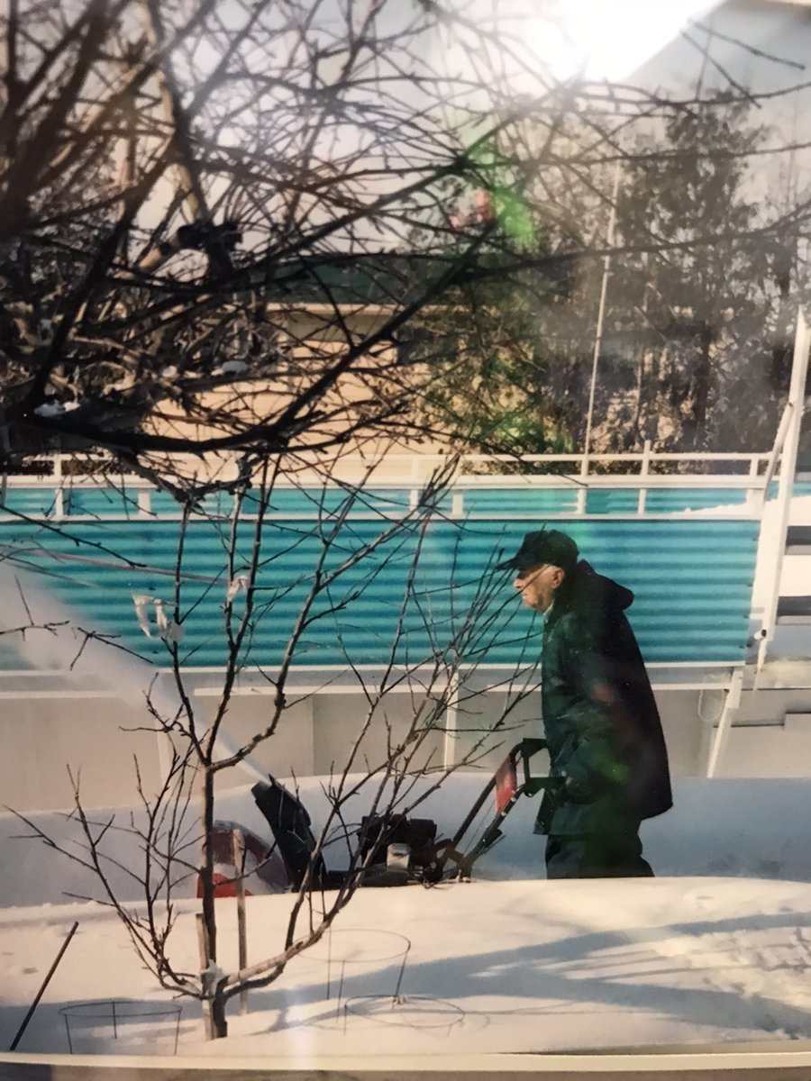 create2003's tweet image. #waltersrink my dads first step to making a rink was clearing the snow with a snowblower