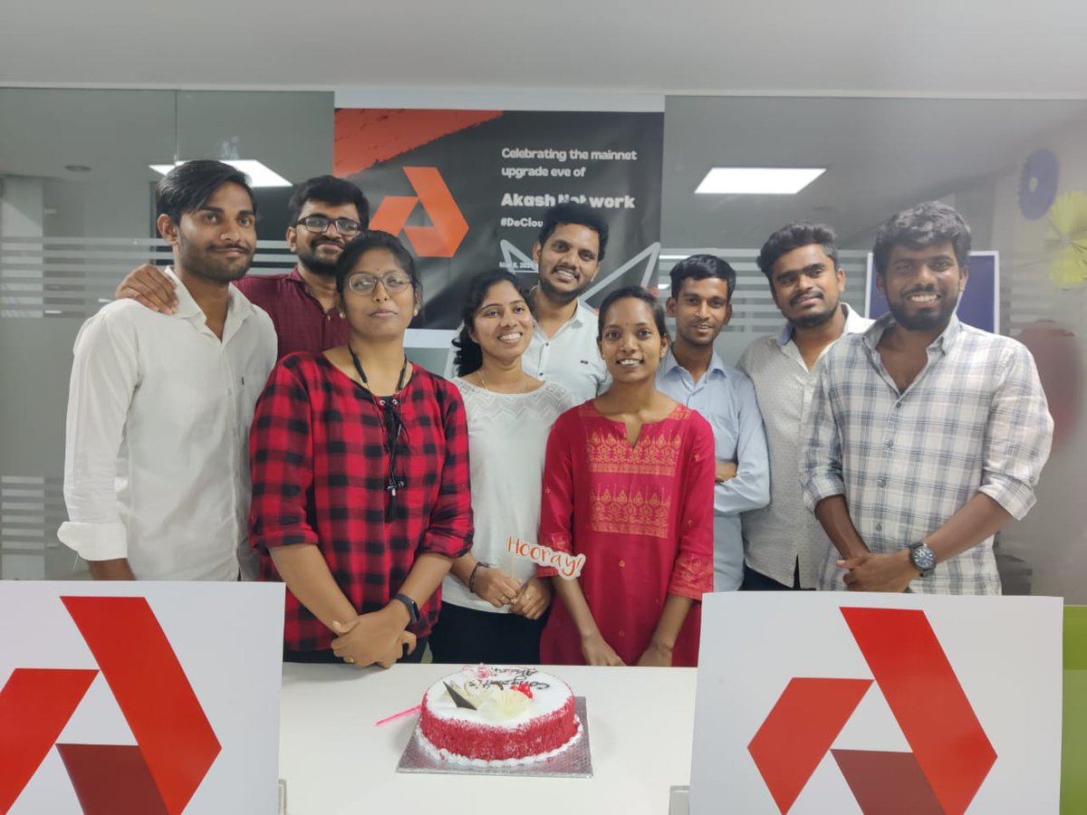 This is huge 🚀🥳🔥!!! Congratulations <a href="/akashnet_/">Akash Network</a> on a smooth and successful mainnet upgrade. It was quicker than expected, that shows commitment from the amazing community we have at <a href="/akashnet_/">Akash Network</a> . We are a proud partners of Akash and we celebrated this upgrade throughout.