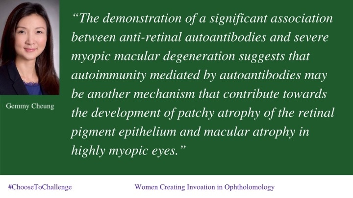 Eye_Journal's tweet photo. Read Gemmy Cheung's paper on 'Anti-retinal autoantibodies in myopic macular degeneration: a pilot study' to learn more about this research is creating innovation in Ophthalmology: https://t.co/trgCn5Y5Uc

#ChooseToChallenge #IWD #Ophthalmology #EyeJournal #OphthalmologyResearch https://t.co/7G7keKtq8R
