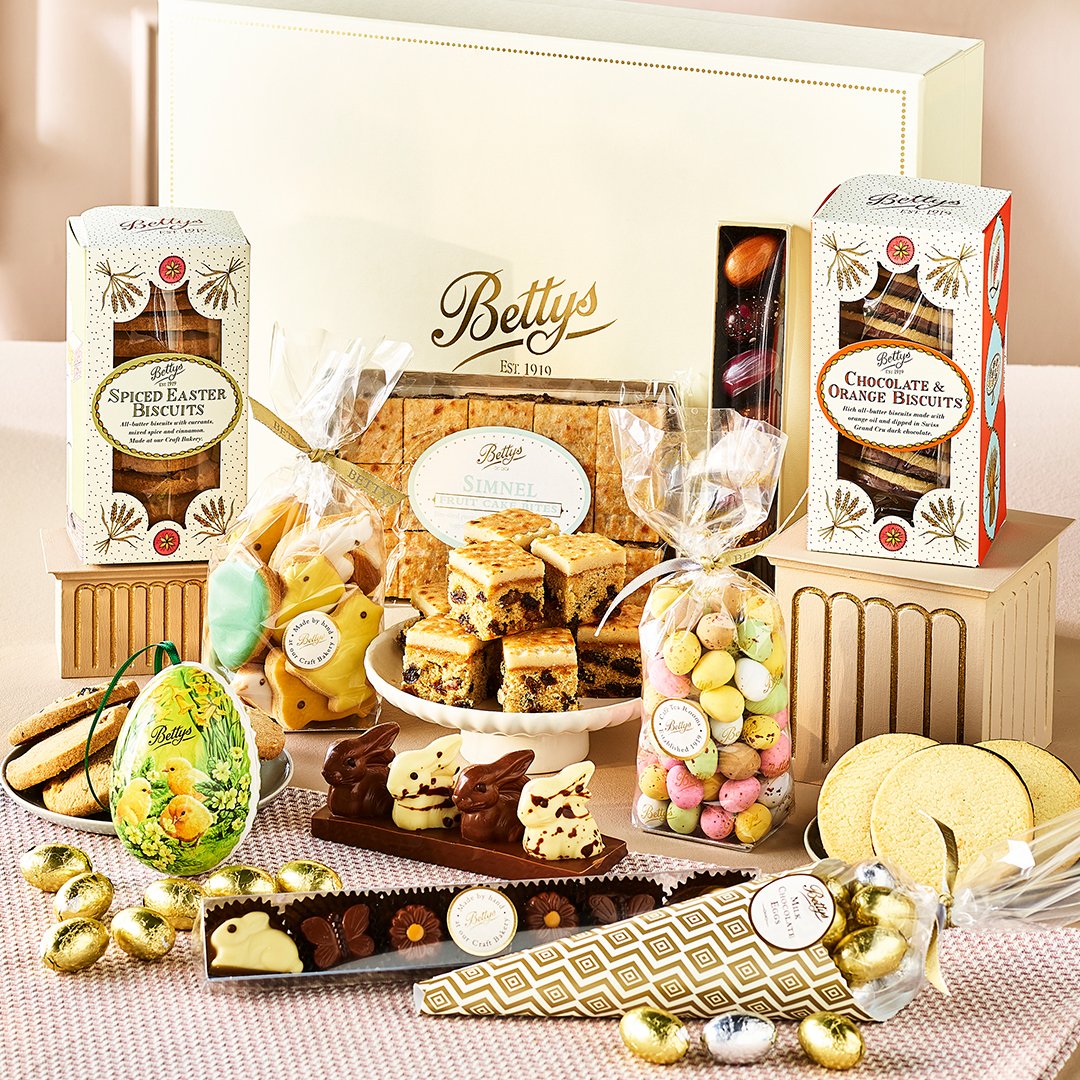 WIN!WIN!WIN!

Help us reach 2000 followers - we have an opportunity for you to win a @Bettys Family Easter Gift Box worth £75!

We will announce the winner on our Twitter page on Thursday 1 April 2021.  To keep you safe, we will never contact you directly.

See below to enter!