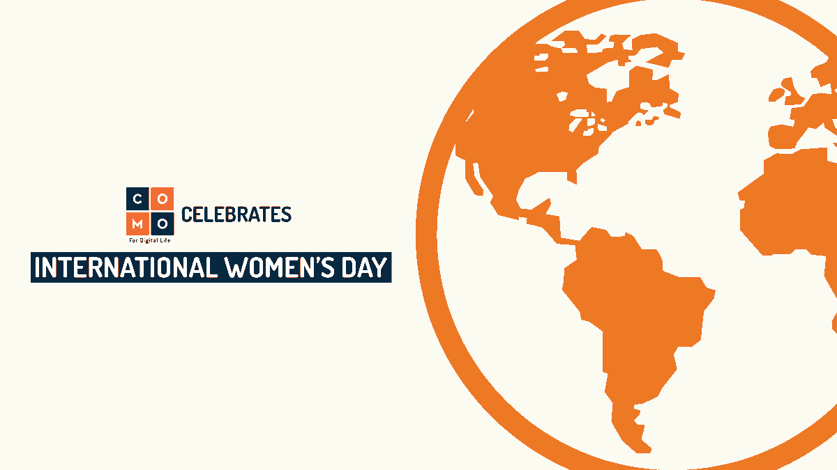 COMODigitalLife's tweet photo. COMO is proud to #choosetochallenge and celebrate International Women's Day! Our CEO, @_AngelaNickel — with the support of the other brilliant women on our team — has made us who we are today. Thank you to all of the ladies at COMO, we salute you. #IWD2021 #ForDigitalLife https://t.co/O877Jzu97B