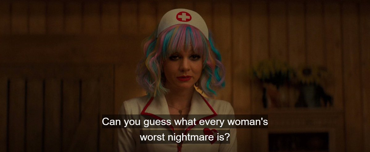 infamousmargot's tweet image. promising young woman (2020) dir. emerald fennell