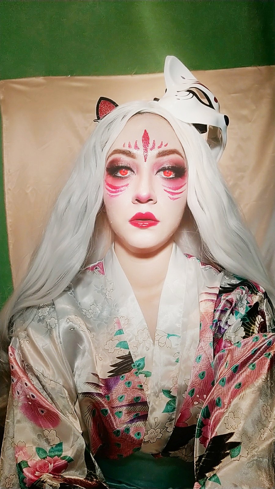 Hyo Cosplay on Twitter: "Kitsune💮🦊 make up hope you like it. You help me following me✨💖 #kitsune #makeup #cosplayergirl #cosplay https://t.co/qhMMQkHoXu" Twitter