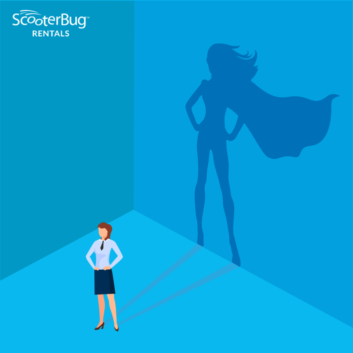 ScooterbugRent's tweet photo. “You are a woman; that is your superpower.” –Unknown #ChooseToChallenge #IWD2021 #InternationalWomensDay #SeeHer #SuperWoman https://t.co/xmJdrZJvap
