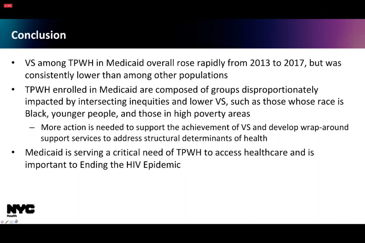 myhelfy's tweet photo. So good to see trans-focused data get a focus at #CROI2021. Cristina Rodriguez-Hart of @nycHealthy dove into viral suppression rates among trans PLWH on Medicaid -- and found that gender-affirming surgery often helped lead to improved suppression. https://t.co/MwcFBAQaZd
