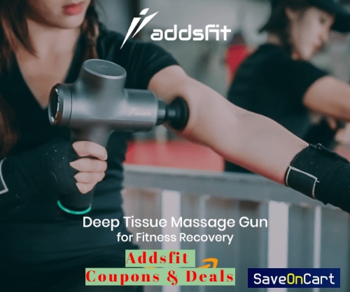 SaveOnCart's tweet photo. Get an extra 20% off #Massageguns for #bodytherapy &amp; #musclerecovery at Addsfit. Avail latest Addsfit #Coupons and #Deals @SaveOnCart. https://t.co/Nx8WbuIK1I
#fitnessdevice #massagetherapy #massagegun #massagegunsale #massagegunoffer #saveoncart #couponcode https://t.co/a5O3BoEEto