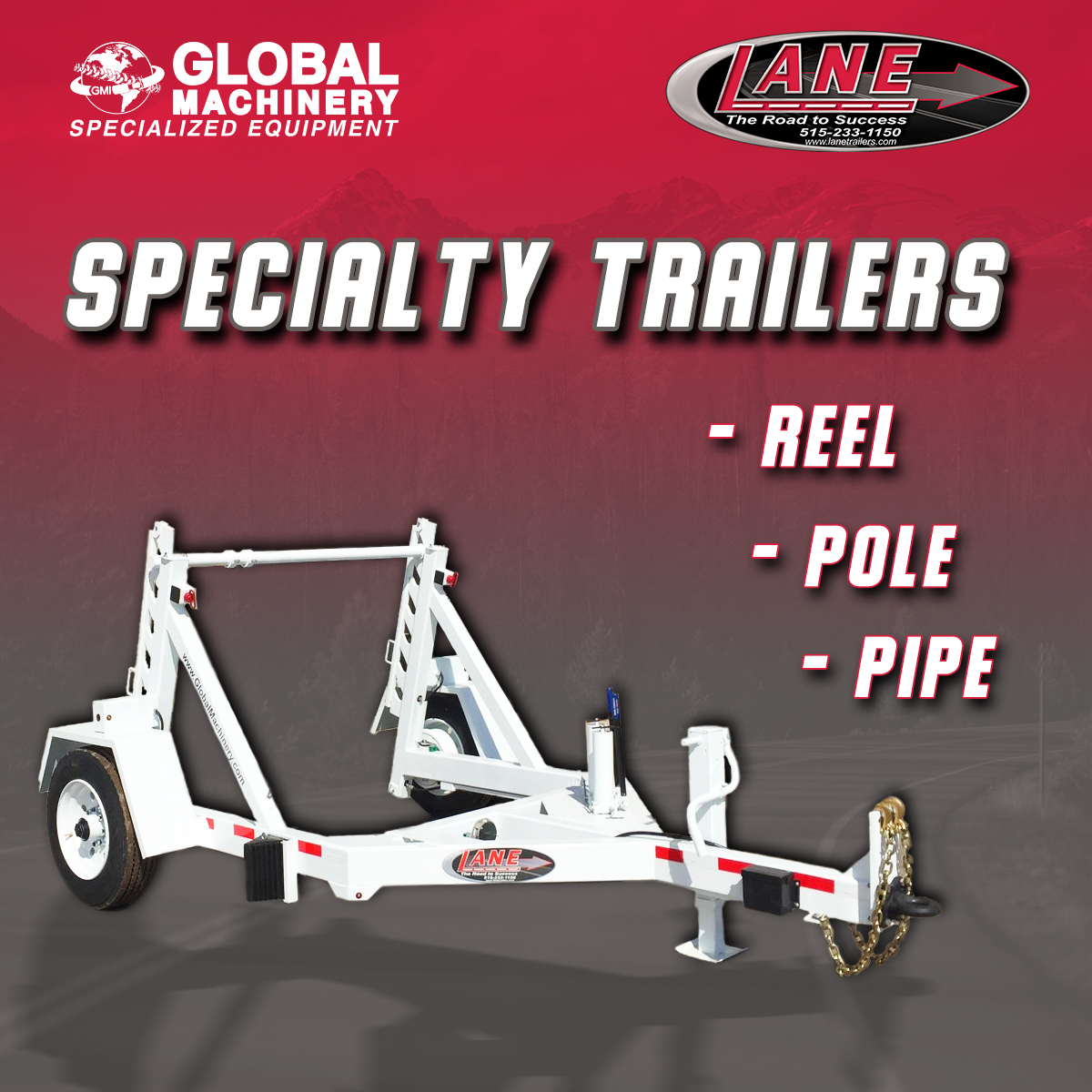 Utility trailers for every job. We have pole trailers, reel trailers, coiled pipe,  and multi-reel trailers; along with tons of others! 

#utility #california #idaho #colorado #oregon #lineconstruction #rentalequipment #utilityequipment #truckpaper #machinerytrader