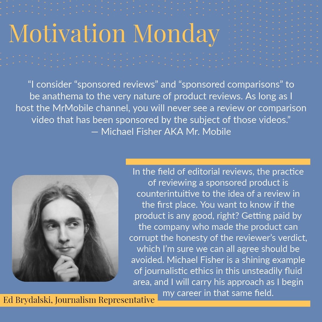 rit_cola_sab's tweet photo. #MotivationMonday with ethics! Ed Brydalski is our Journalism Representative and has his professional goals for the future. https://t.co/pxD8xYJFB0