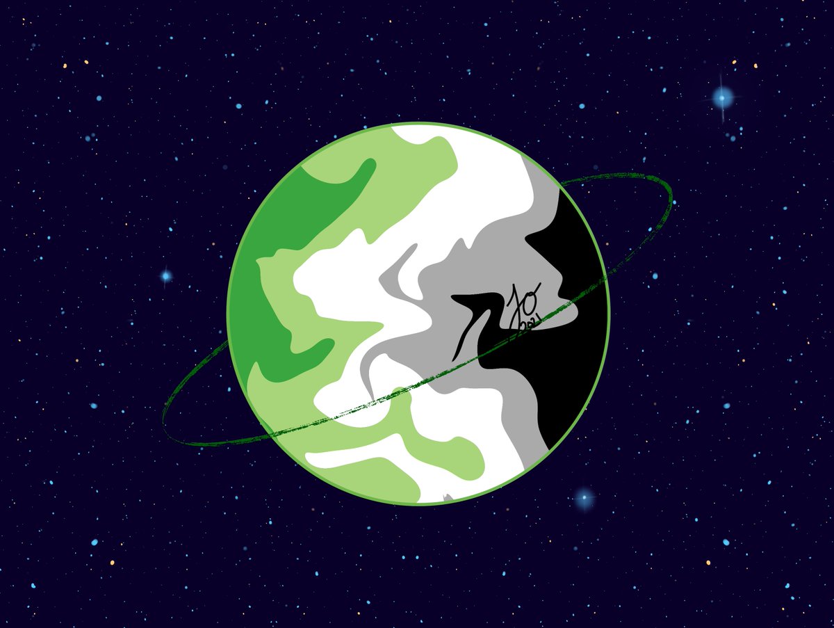 YoomLoon's tweet photo. Some more planets for the solar system
I'm less familiar with these ones, please let me know if I used the wrong colors or completely misidentified one of them! #lgbt #asexual #aromantic #genderfluid https://t.co/FafHpVFQLT