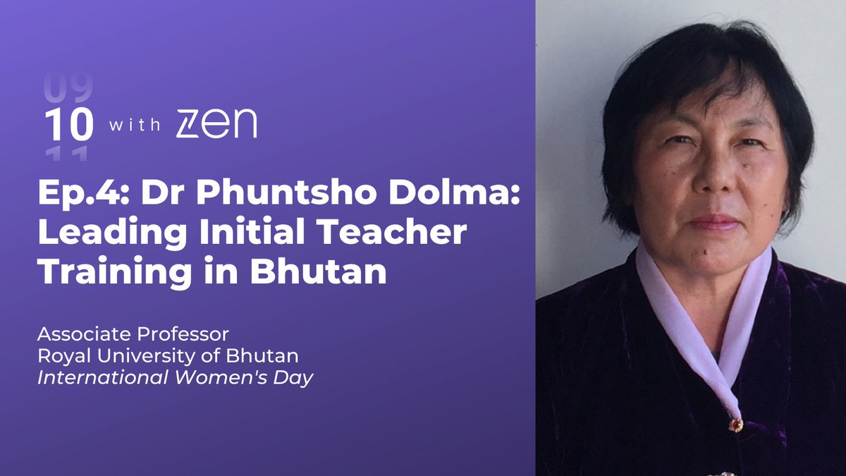 Happy #InternationalWomensDay to all the great women leaders we’ve worked with this year! 🙌

How is #ITT and recruitment delivered in Bhutan? Find out by listening to Ep.4 of #10withZen, with @Helen_MaryG. We touch on celebrating #IWD2021 🎧 

linktr.ee/10withzen