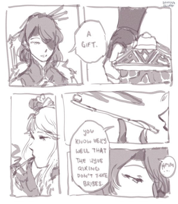 self indulgent beiguang comic for day 1 #beiguangweek2021 