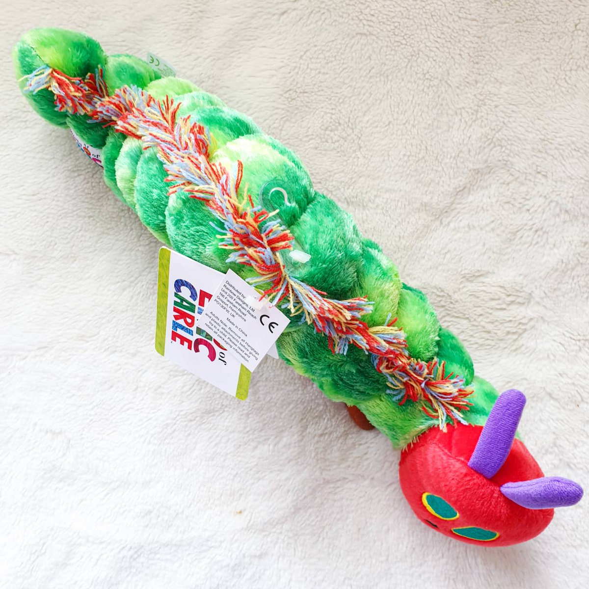 TheToyScoop's tweet photo. (advert) Day 8 of #monthofscience #TheVeryHungryCaterpillar is a classic story that blends creativity and science. What kind of butterfly do your kids think this gorgeous plush version by @rainbowdesigns1 would turn into? #kidsactivities #kidsscience #bsw2021 #stemtoy https://t.co/pgdhEj4UKh