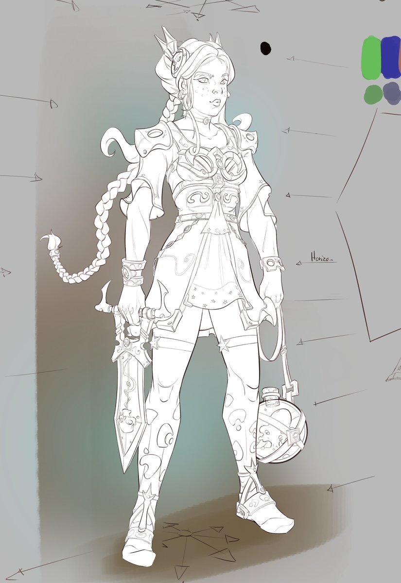 AzhashSketches's tweet photo. Work in progress on my character design
#digitalart #digitalpainting #howtodraw #fantasyart #art #artwork #artist #design #itemdesign #fantasyitems #drawingoftheday https://t.co/9mk8M30SXc