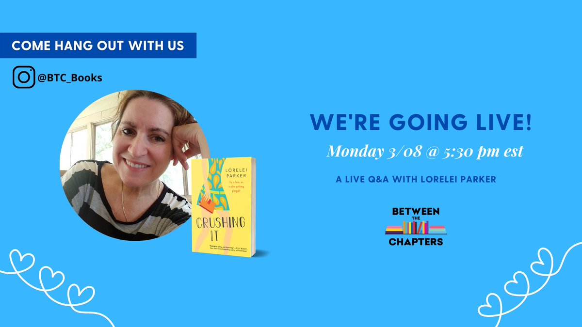 KensingtonBooks's tweet photo. Our friends over on @BTC_Books have another Instagram Live pop-up happening today with @LoreleiMParker! https://t.co/Ugzi1OFmtp