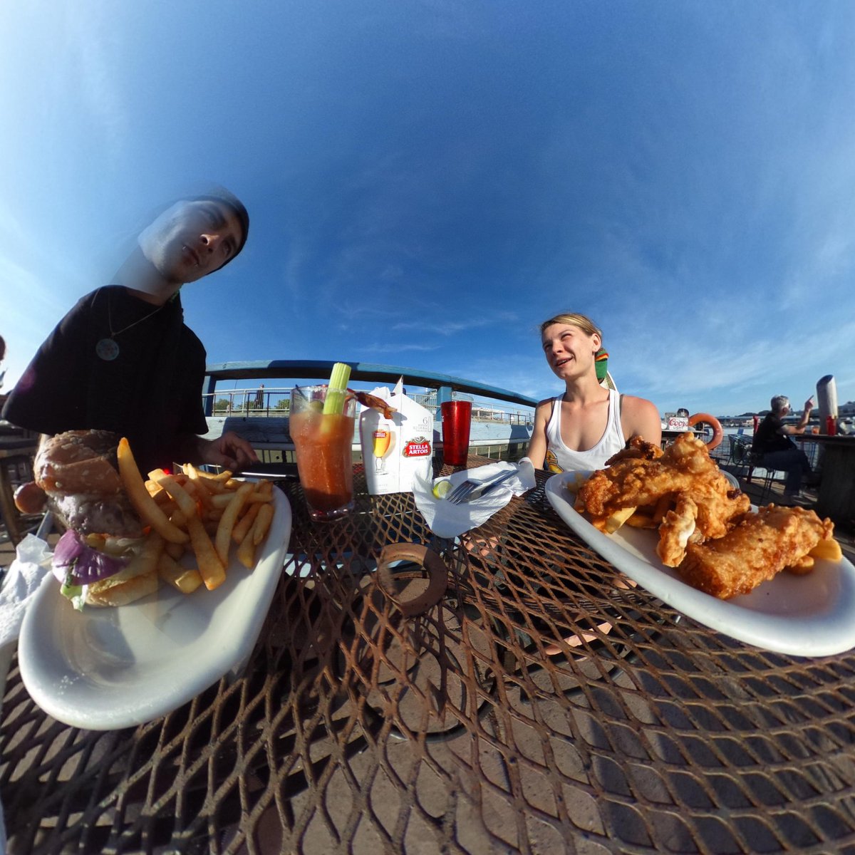 FOESAD5150's tweet photo. #burgers & #fishandchips & #bloodymary #bayarea #EmersionVR #tinyplanet #360 #stereographic #panorama @theta_official @PENTAXIAN @ricoh @RicohTweets #thetas #VR #virtualreality #sikystatus #DetritusProd #1620 https://t.co/1Y3amWUq3K
