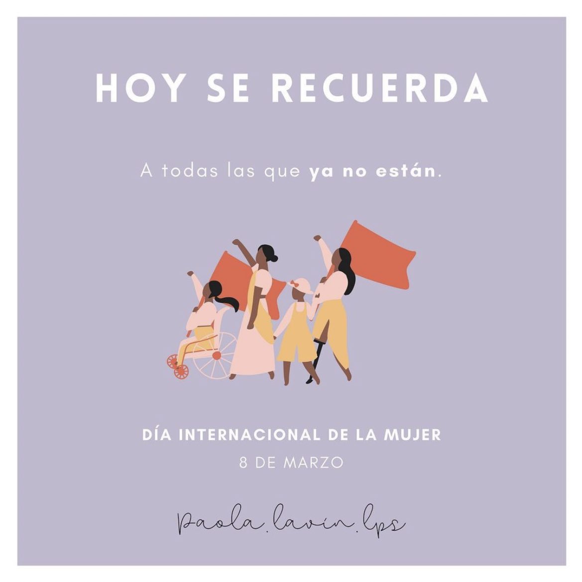 superholly's tweet photo. Hoy no se celebra.
Hoy se lucha, se conmemora, se alza la voz, se aprende, se desmitifica, se actúa.
#8m https://t.co/nyDbl69Nz4