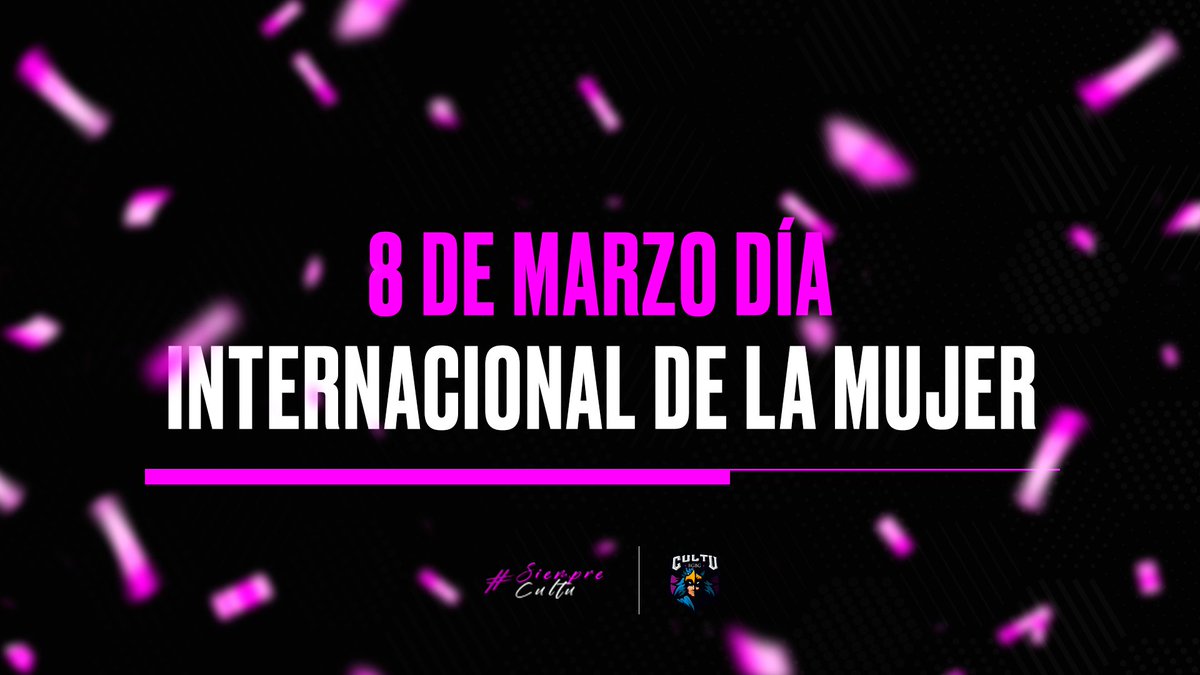 Hoy #8M2021 conmemoramos el día internacional de la mujer y su constante lucha. 

Que esta fecha sirva para reflexionar sobre los cambios que debemos hacer como sociedad, con el fin de eliminar la desigualdad y violencia de género, dentro y fuera de los esports.
